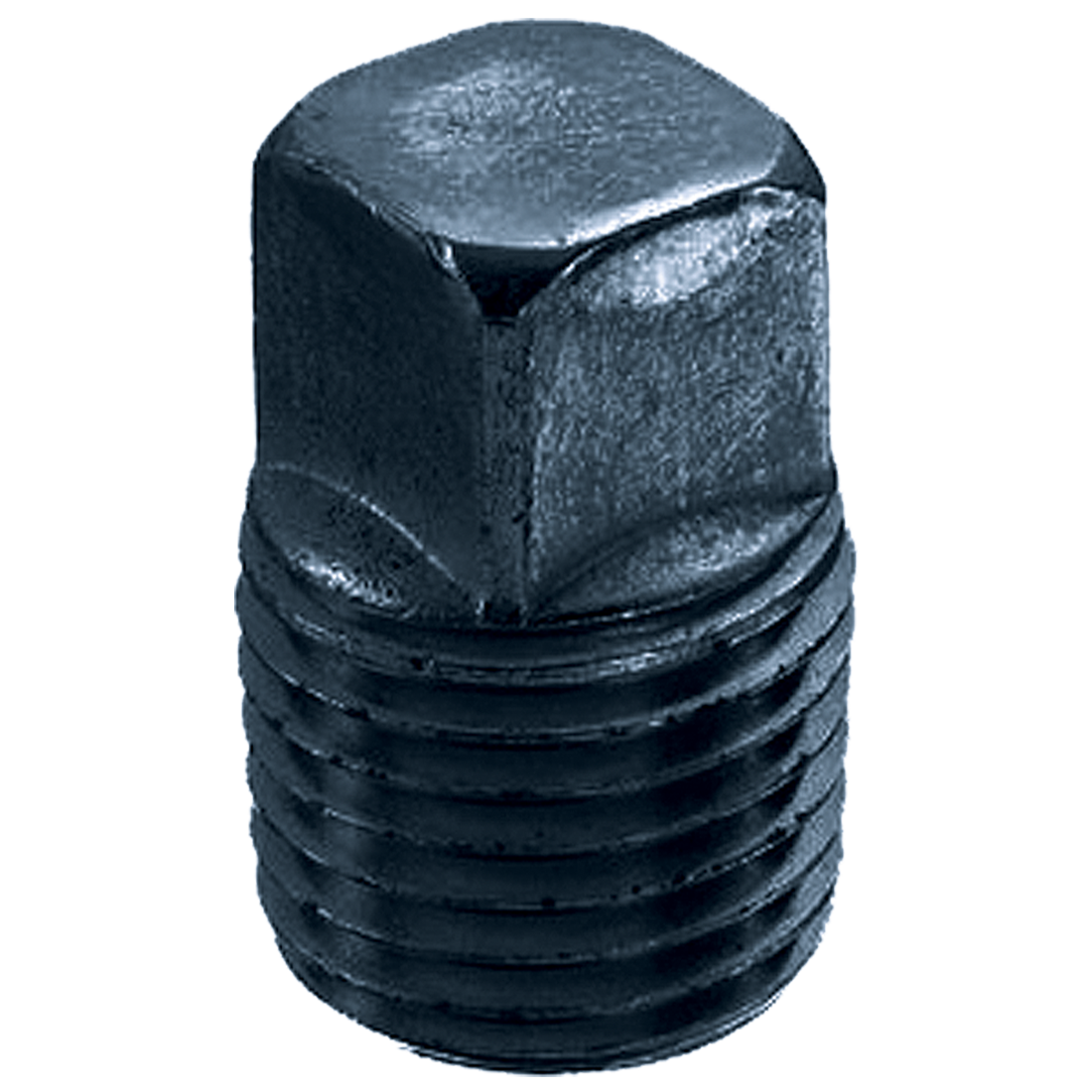 Plug-Sq Head 1/8 Sch 40/80 Black Iron
