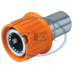 Adapter-Roller Pmp 6Spl 5/8Id 1-3/8Pto