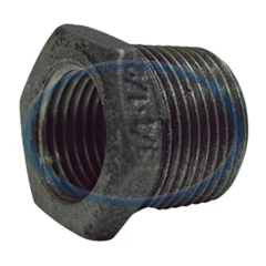 Bushing-Hex 1-1/4 X 1 Sch40 Blkirn