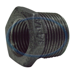 Bushing-Hex 1-1/2 X 1-1/4 Sch40 Blkirn