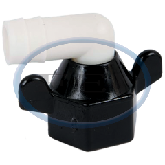 Fitting-1/2Fptx1/2Brb Elb Wing Nut Svl
