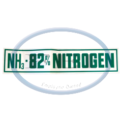 Decal-82% Nitrogen 5 X 24 Green On Wht