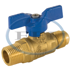 Valve-Ball 1/2 Mip X 1/2 Fl 2 Pc 600 Wog