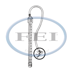 Adapter-Manometer Press Lock