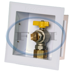 Box-Wall 3/4 Metal Valve 7 X 7 X 3