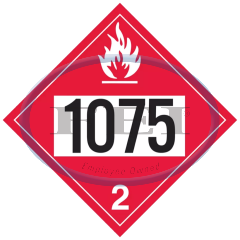 Decal-Magnetic Diamond 1075 Lp Gas