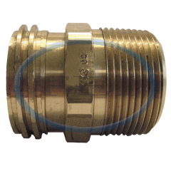 Adapter-1-1/4 M Acme X 3/4Mp X 3/8Fpt Br