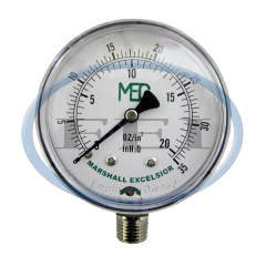 Gauge-Test 0-35 Wc 1/4 Mpt
