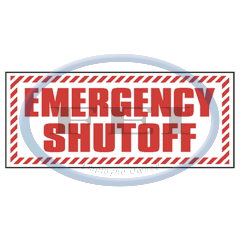 Decal-Vinyl Emer So Red/Wht 6X2.5