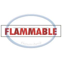 Decal-Vinyl Flammable 3 Ltrs