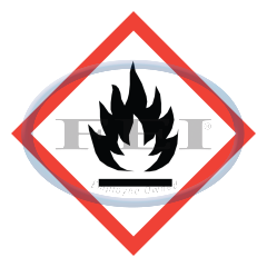 Decal-Cust Flam Gas Picto 10-3/4 Sq