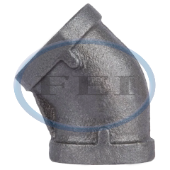 Elbow-45 Deg 1-1/4 Sch 40 Black Iron