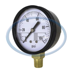 Gauge-1/4 Mpt Br Btm Mt 2 Dry 0-30 Psi