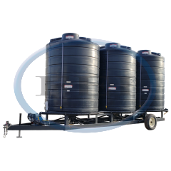 Trailer-Enduraplas Triple Cone Blk Tanks