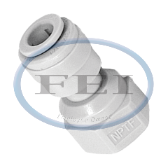 Adapter-Push In F 3/8 Od X 1/4 Fnpt