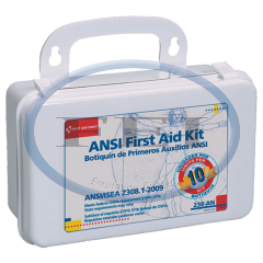 Kit-First Aid 10 Piece Metal Case