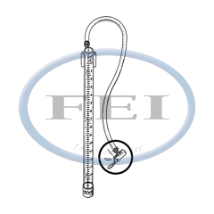 Adapter-Manometer Press Lock