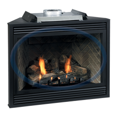 Fireplace-Tah Dx 36 Dv Mili 20K Lp No Bl