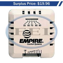 Thermostat-Wall Millivolt Off