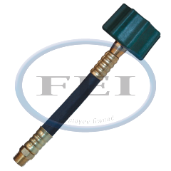 Pigtail-Rbr Fqcc X 1/4Mpt 1/4 Tubex36