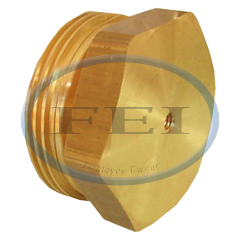 Plug-1-3/4 Acme Brass