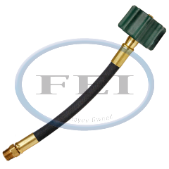 Pigtail-Rbr Fqcc X 1/4Mpt 1/4 Tubex24