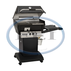 Grill-Broilmaster Qrave w/1 side shelf