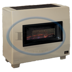 Heater-Console Lp 50K Btu Vf Trmo&Bl
