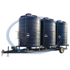 Trailer-Enduraplas Triple Cone Blk Tanks