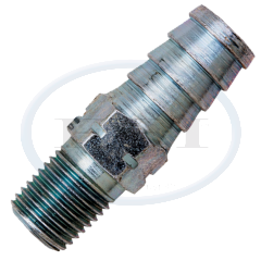 Barb-Hose 1/4 Mpt X 1/2 Plain Steel