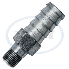 Barb-Hose 1/8 Mpt X 1/2 Plain Steel