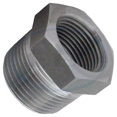 Bushing-Hex 1-1/4 X 1/2 Forged Steel