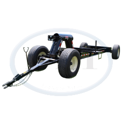 Wagon-B-B Nh3 Gn  Single R Axle W/Brakes