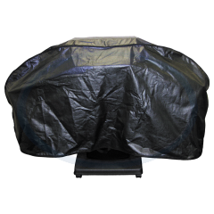 Cover-Grill Fl Len 2 Side Shlvs Blk