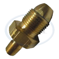 Adapter-Ex Flo Mpol X 9/16 Lh 0.7 Gpm Br