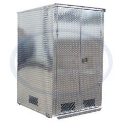 Cabinet-Lp Dispenser Walk In Aluminum