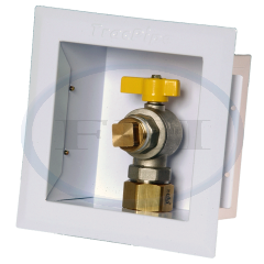 Box-Wall 1/2 Metal Valve 7 X 7 X 3