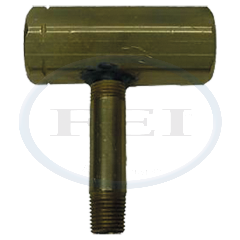 Tee-Block Check Fpol X 1/4 Mpt