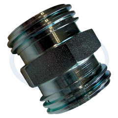 Adapter-2-1/4 M Acme X 2-1/4 M Acme Stl