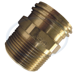 Adapter-1-1/4 Macme X 1/2Mpt X 1/4Fpt Br