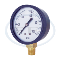 Gauge-1/4 Mpt Br Btm Mt 2 Dry 0-100Psi