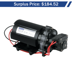 Pump-12V 3.6Gpm 45Psi 1/2Mpt Fin Cld Fkm