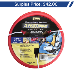 Hose Assy-Air 3/8 X 25Ft 300Psi Red