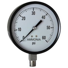 Gauge-4 Nh3 0-60 Psi 290632 Bottom Stem