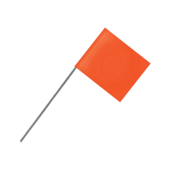 Flag-4 X 5 - 18 Plastic Stf Pla 50/Bu