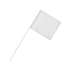 Flag-4 X 5 - 36 Wire Stf Wht 100/Bu