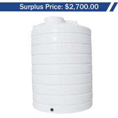 Tank-Vert 3000 Gal Ply 90 X 125 Wht