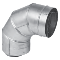 Venting-Cat3 Ss 4 90Deg Elb Fixed