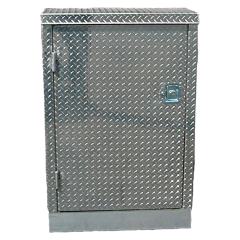 Cabinet-Lp Dispensor Alum Sm