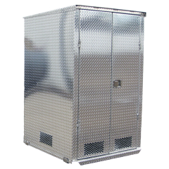 Cabinet-Lp Dispenser Walk In Aluminum
